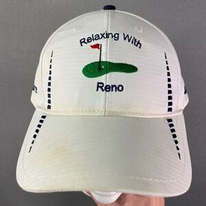 Relaxing With Reno Golf Hat Cap Billy K Drunks All Of Them Capamerica‎ White